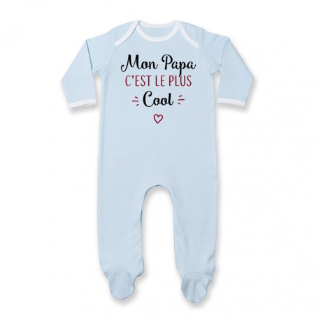 Pyjama bébé Mon papa c'est le plus cool