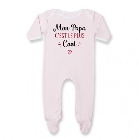 Pyjama bébé Mon papa c'est le plus cool