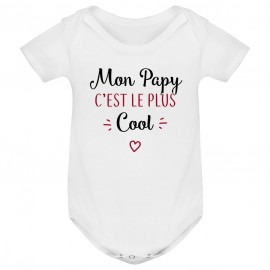 Body bébé Mon papy c'est le plus cool