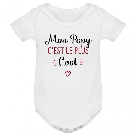 Body bébé Mon papy c'est le plus cool