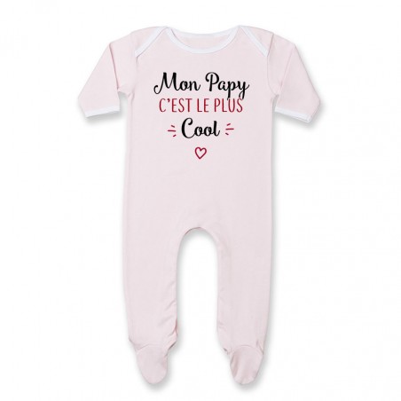 Pyjama bébé Mon papy c'est le plus cool