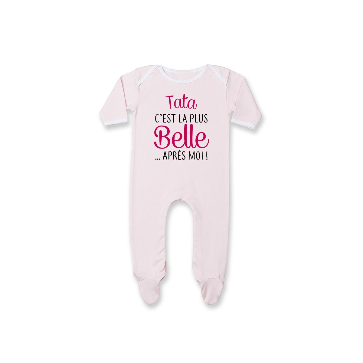 Pyjama bébé Tata c’est la plus belle après moi