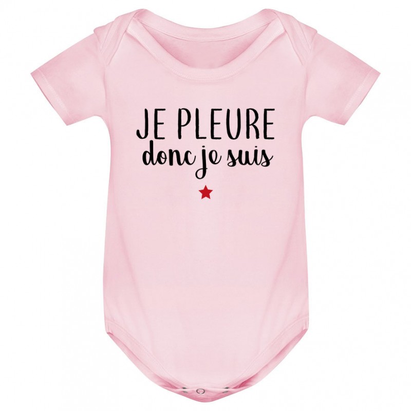 Body bébé Je pleure donc je suis