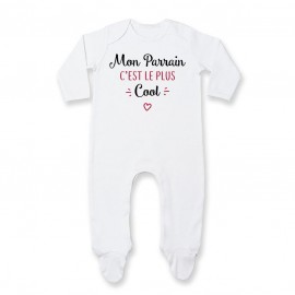 Pyjama bébé Mon parrain c'est le plus cool