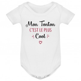 Body bébé Mon tonton c'est le plus cool