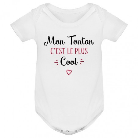 Body bébé Mon tonton c'est le plus cool