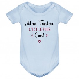 Body bébé Mon tonton c'est le plus cool