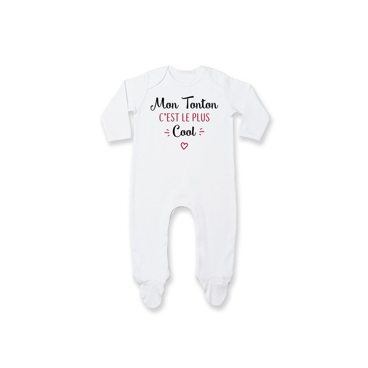 Pyjama bébé Mon tonton c'est le plus cool