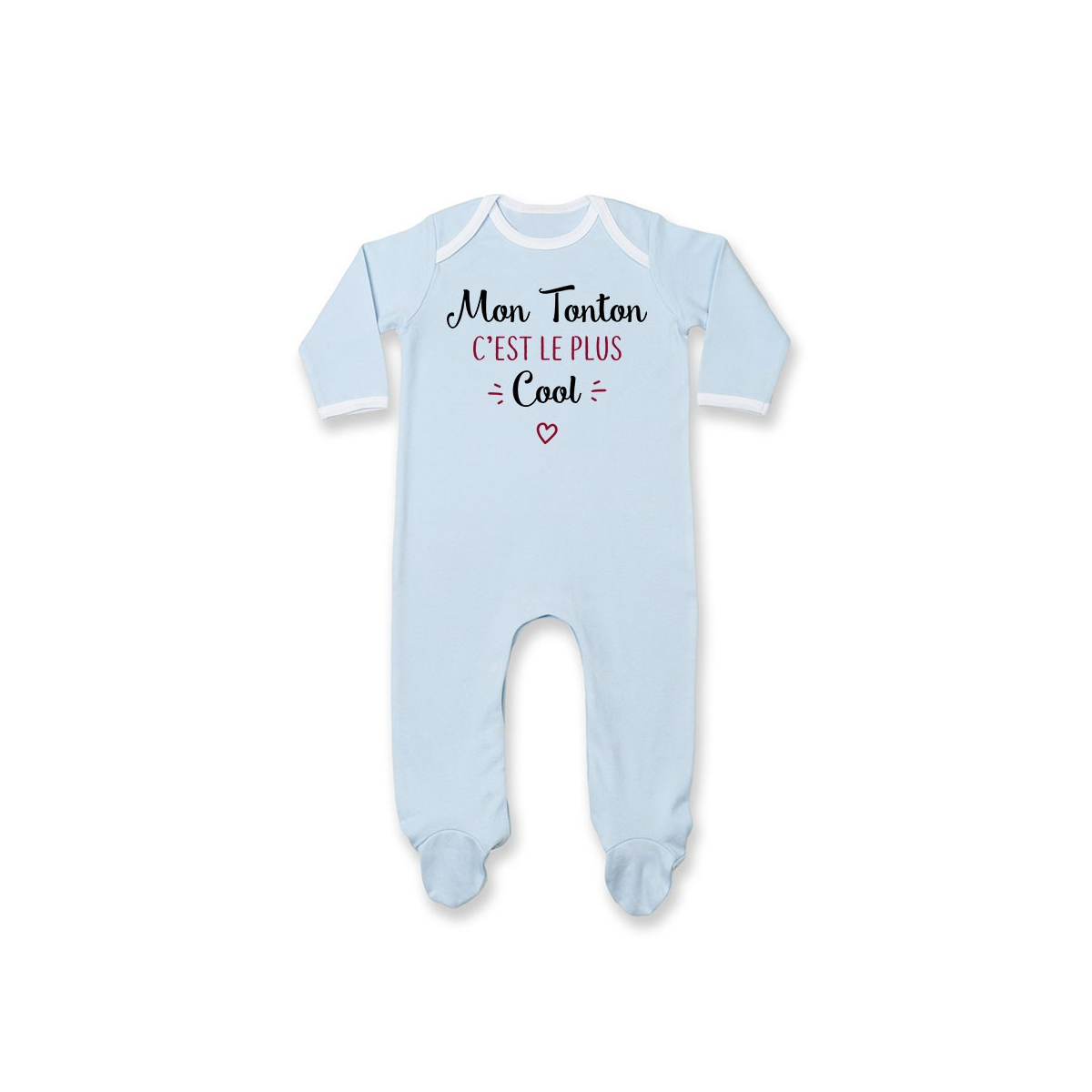 Pyjama bébé Mon tonton c'est le plus cool