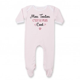 Pyjama bébé Mon tonton c'est le plus cool