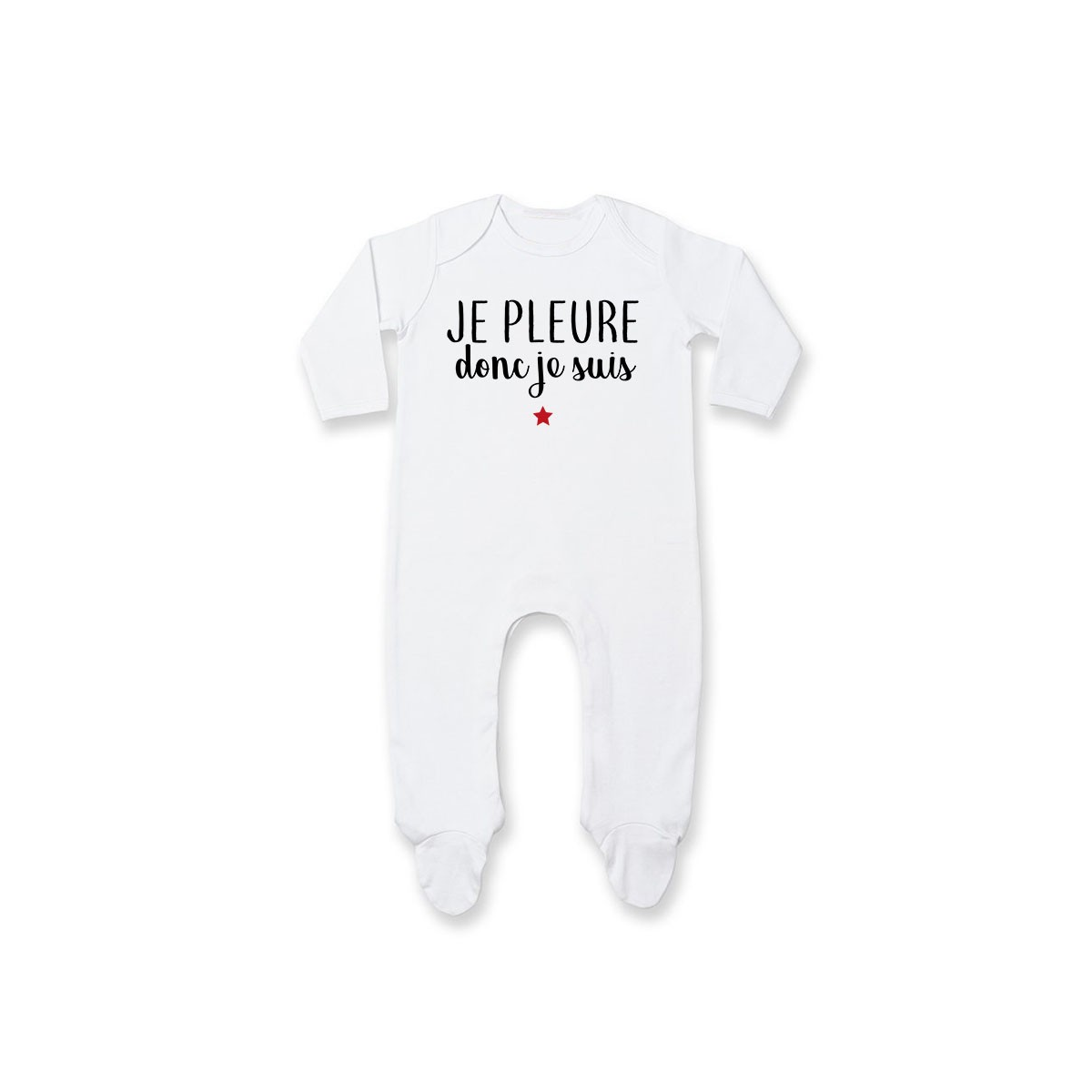 Pyjama bébé Je pleure donc je suis