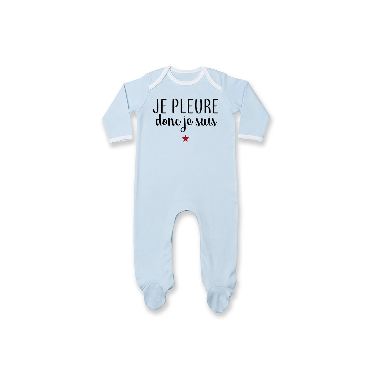 Pyjama bébé Je pleure donc je suis