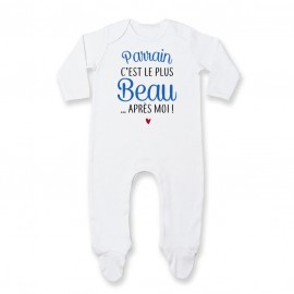 Pyjama bébé Parrain c'est le plus beau..après moi