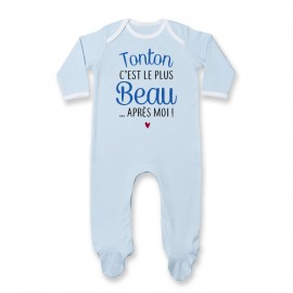 Pyjama bébé Tonton c'est le plus beau..après moi