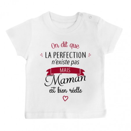 T-Shirt bébé Perfection - Maman