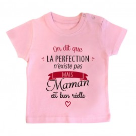 T-Shirt bébé Perfection - Maman