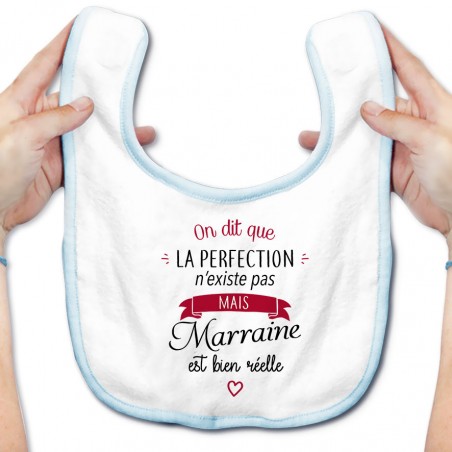 Bavoir bébé Perfection - Marraine