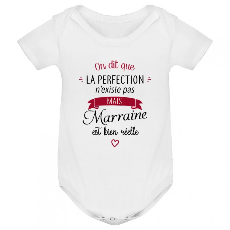 Body bébé Perfection - Marraine Body bébé Perfection - Marraine
