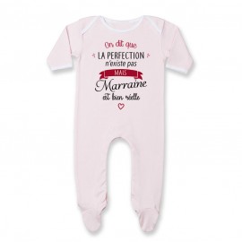 Pyjama bébé Perfection - Marraine