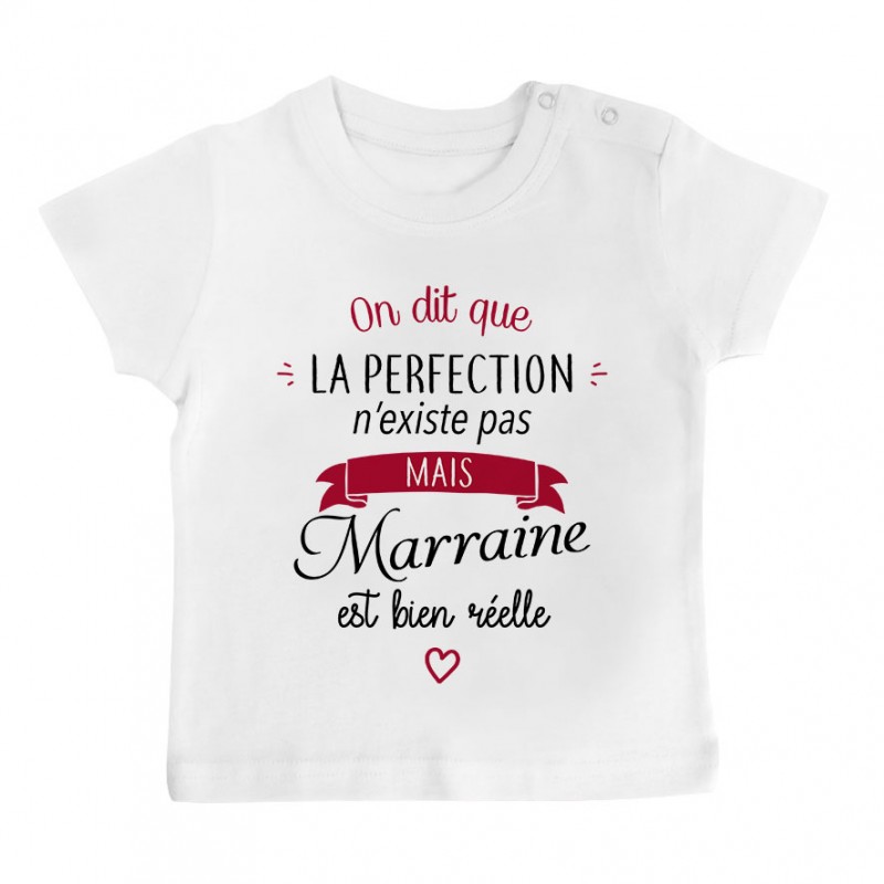 T-Shirt bébé Perfection - Marraine