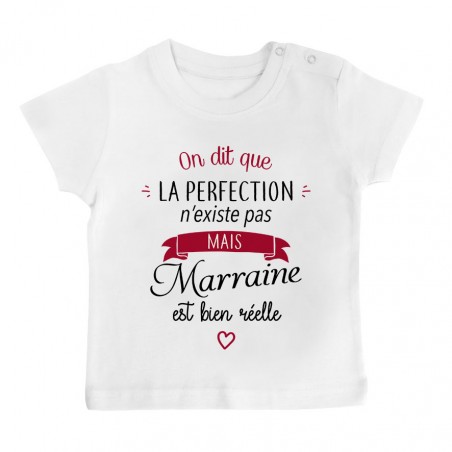 T-Shirt bébé Perfection - Marraine