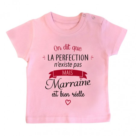 T-Shirt bébé Perfection - Marraine