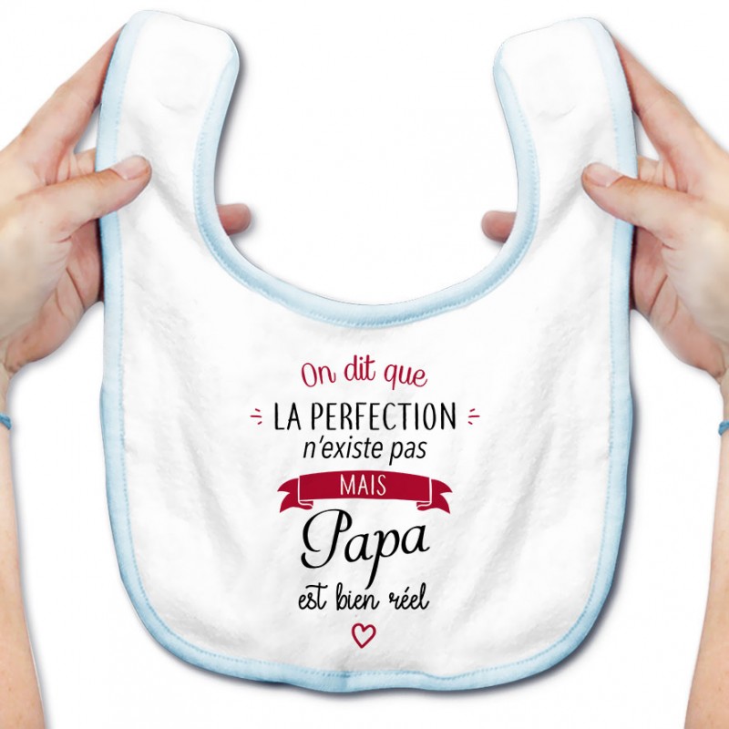 Bavoir bébé Perfection - Papa Bavoir bébé Perfection - Papa