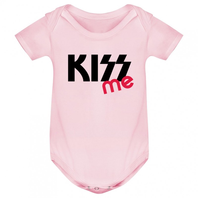 Body bébé KISS me ( version fille ) Body bébé KISS me ( version fille )