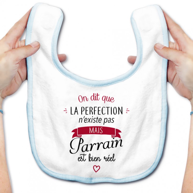 Bavoir bébé Perfection - Parrain Bavoir bébé Perfection - Parrain