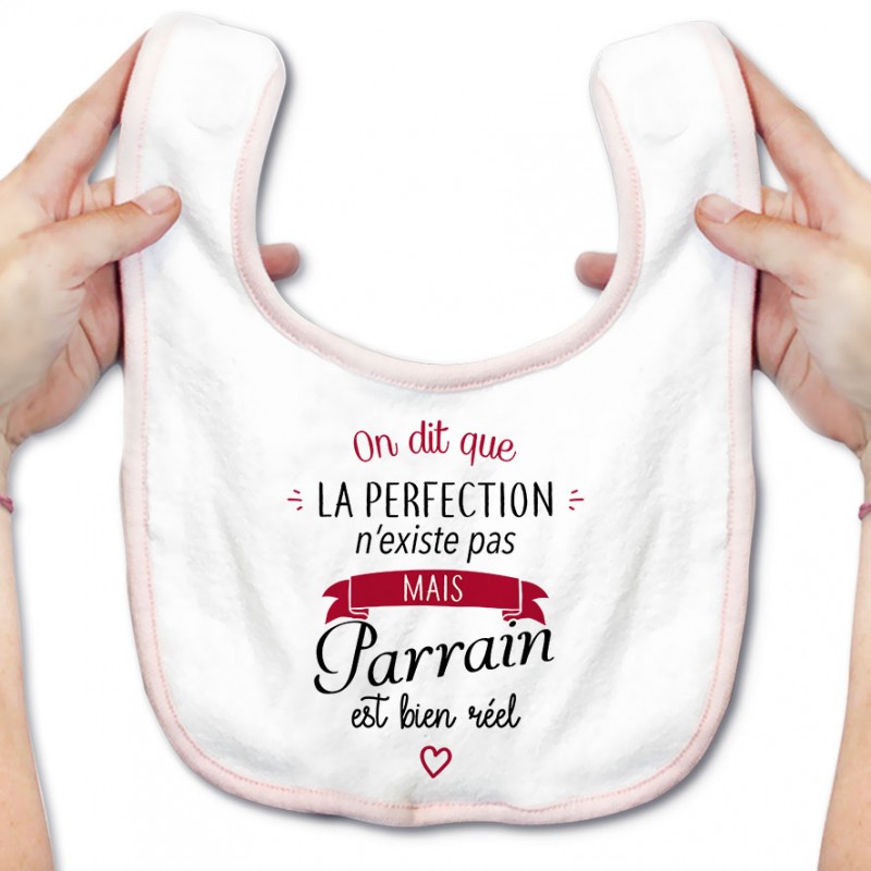 Bavoir bébé Perfection - Parrain Bavoir bébé Perfection - Parrain