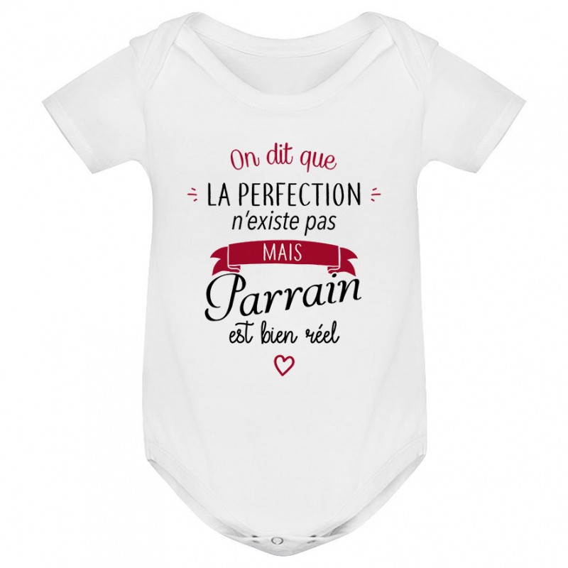 Body bébé Perfection - Parrain Body bébé Perfection - Parrain