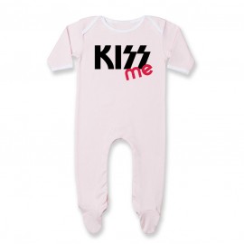Pyjama bébé KISS me ( version fille )
