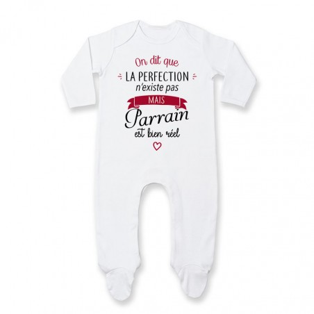 Pyjama bébé Perfection - Parrain