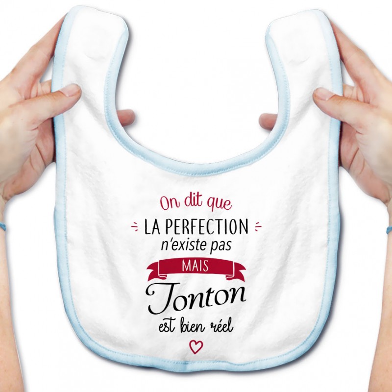 Bavoir bébé Perfection - Tonton Bavoir bébé Perfection - Tonton
