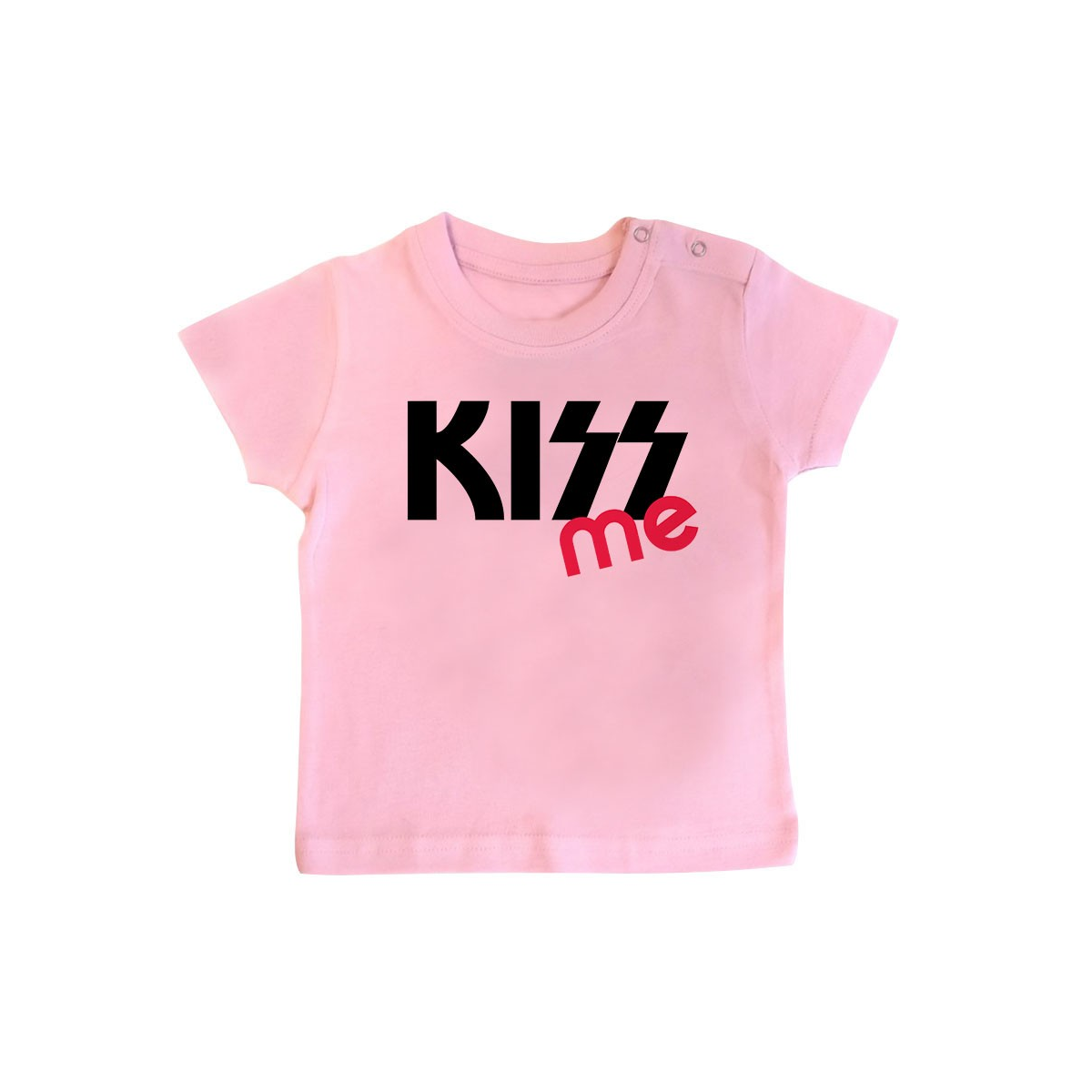 T-Shirt bébé KISS me ( version fille )