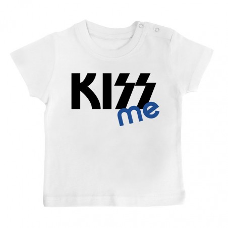 T-Shirt bébé KISS me ( version garçon )