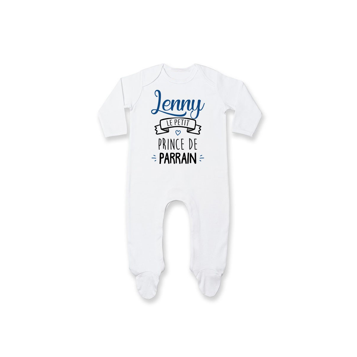 Pyjama bébé personnalisé " prénom " le petit prince de parrain