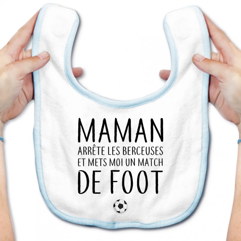 Bavoir bébé Match de foot Bavoir bébé Match de foot