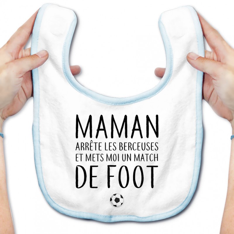 Bavoir bébé Match de foot