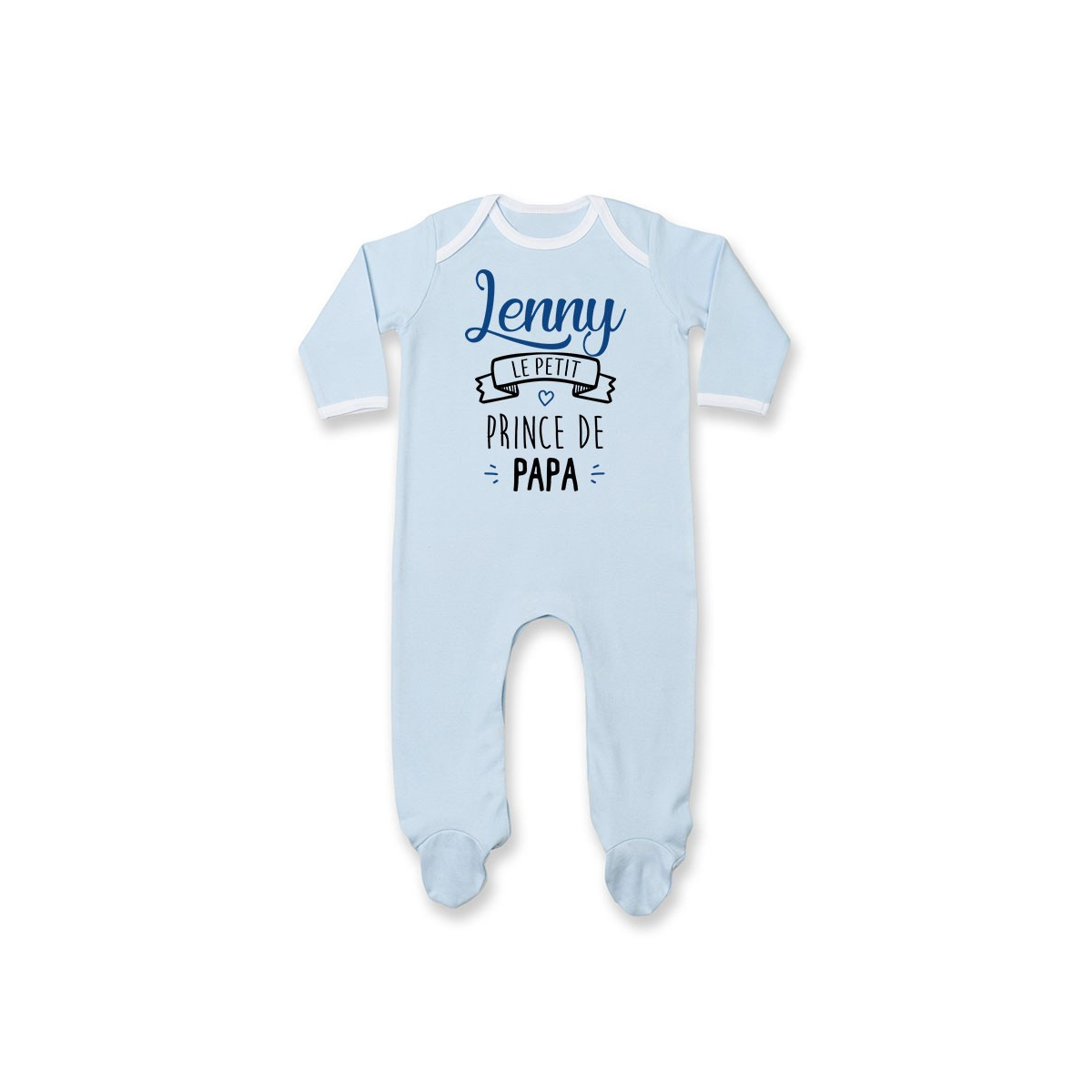 Pyjama bébé personnalisé " prénom " le petit prince de papa