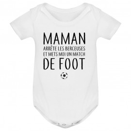 Body bébé Match de foot