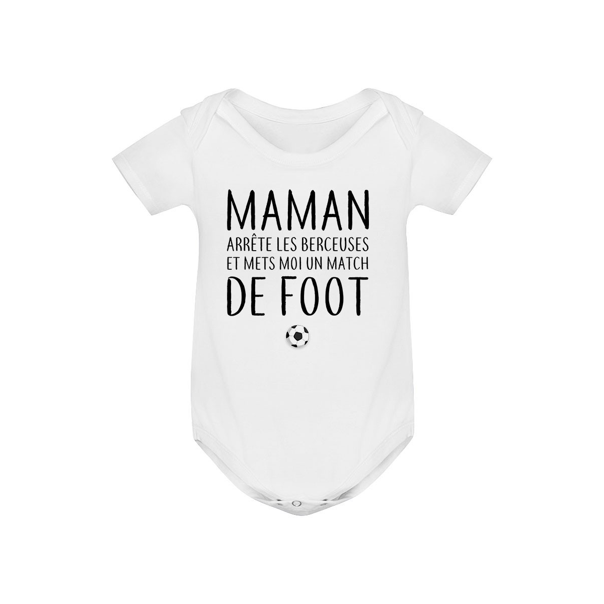 Body bébé Match de foot