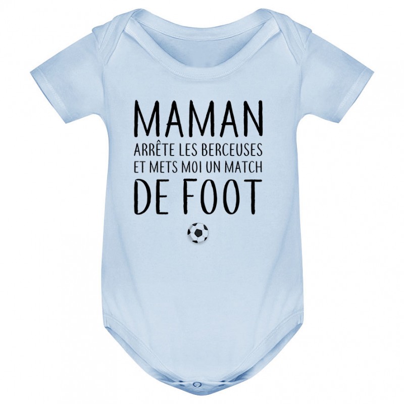 Body bébé Match de foot Body bébé Match de foot