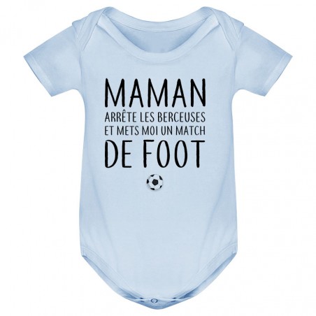 Body bébé Match de foot