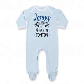 Pyjama bébé personnalisé " prénom " le petit prince de tonton