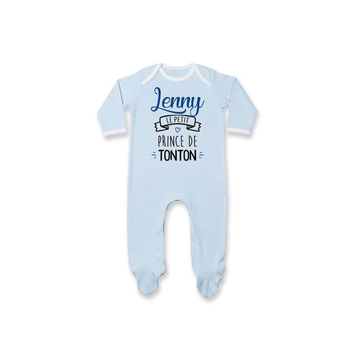 Pyjama bébé personnalisé " prénom " le petit prince de tonton