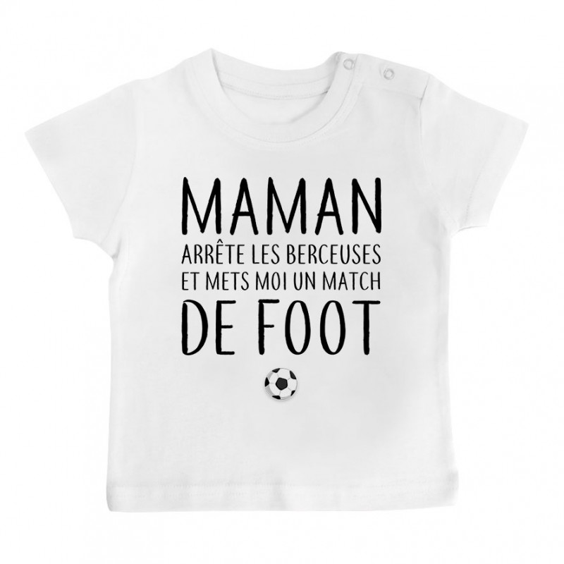 T-Shirt bébé Match de foot T-Shirt bébé Match de foot