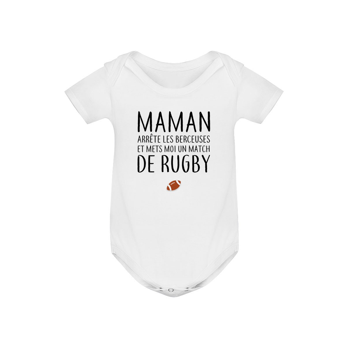 Body bébé Match de rugby