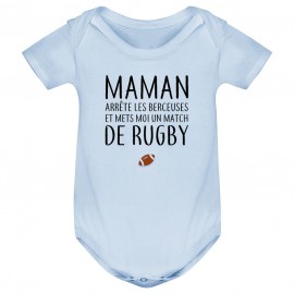 Body bébé Match de rugby