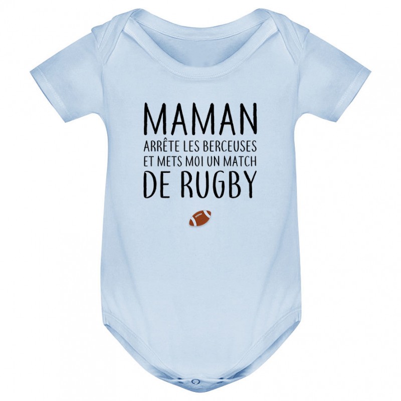 Body bébé Match de rugby Body bébé Match de rugby